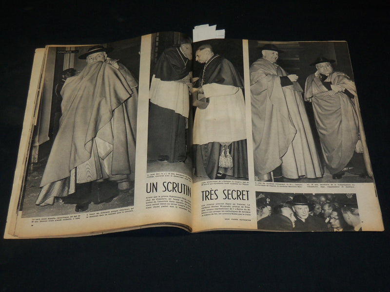 1958 OCTOBER 31 RADAR FRENCH MAGAZINE - LE NOUVEAU PAPE - ST 531J
