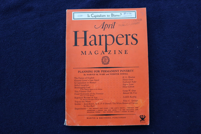 1933-1935 HARPER'S MAGAZINE - LOT OF 11 - O 3426