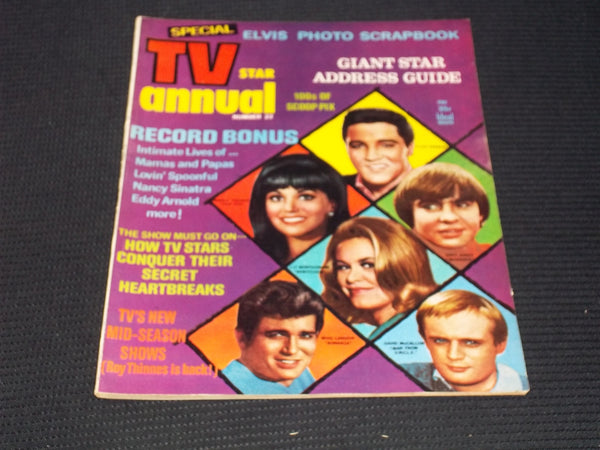 #19 TV YEARBOOK MAGAZINE - MARLO THOMAS ELVIS COVER - E 13222