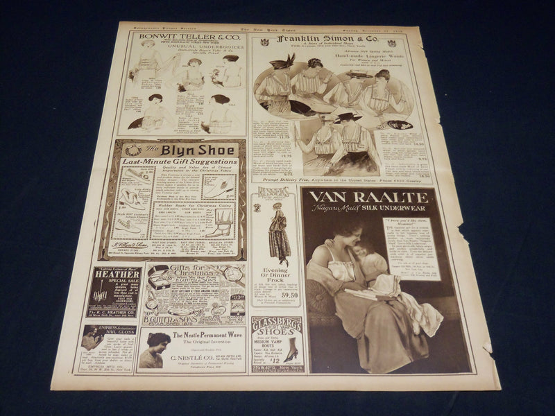 1918 DECEMBER 22 NEW YORK TIMES PICTURE SECTION - SOLDIERS COME HOME - NT 8816