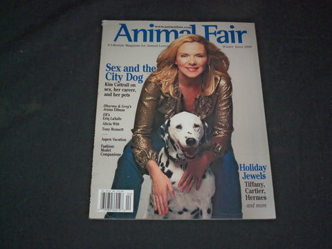 2000 WINTER ANIMAL FAIR MAGAZINE - KIM CATTRALL - B 233