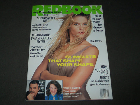 1990 MAY REDBOOK MAGAZINE - KIM ALEXIS COVER - B 3082