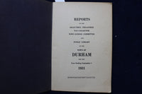 1908-1931 TOWN OF DURHAM, CONNECTICUT TOWN REPORTS-SOFTCOVER - LOT OF 3 - K 1530