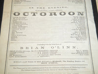 1869 BOSTON THEATRE PROGRAMS LOT OF 2 - THE EMERALD RING - PEARL SAVOY - J 5340