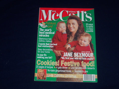 1996 DECEMBER MCCALL'S MAGAZINE - JANE SEYMOUR COVER - SP 5077