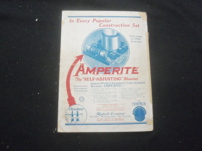 1926 JUNE RADIO REVIEW & RADIO LISTENERS' GUIDE AND CALL BOOK MAGAZINE - B 433T