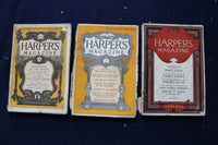1894-1920 HARPER'S MONTHLY MAGAZINE - LOT OF 9 - O 3491