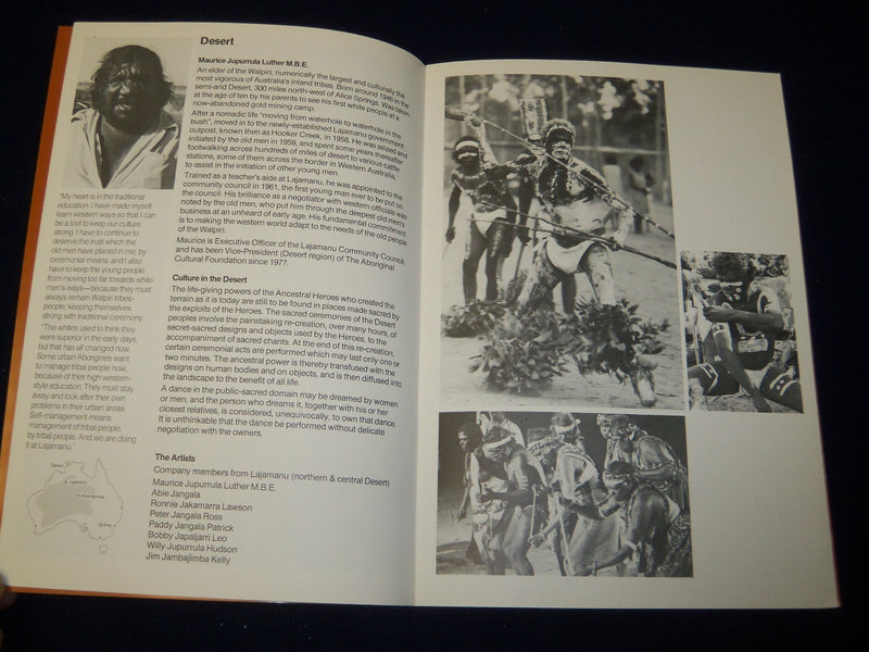 1981 ABORIGINAL ARTISTS OF AUSTRALIA PROGRAM - GREAT PHOTOS - J 5100