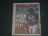 2020 FEBRUARY 18 NY DAILY NEWS NEWSPAPER - YOENIS CESPEDES WON'T SPEAK TO MEDIA