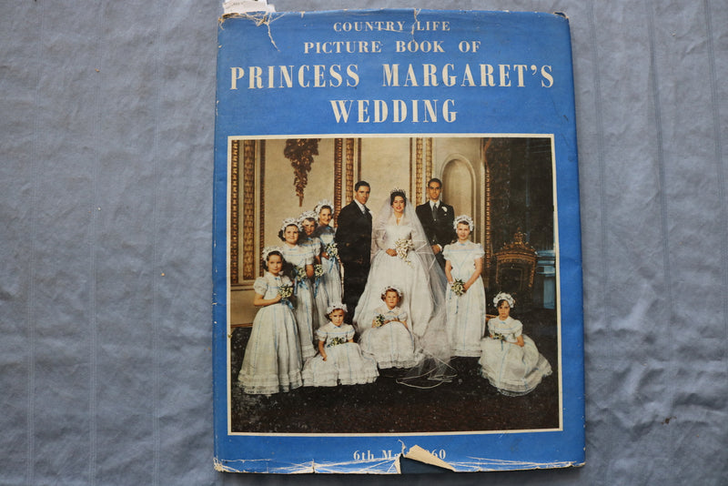 1960 PICTURE BOOK OF PRINCESS MARGARET'S WEDDING HARDCOVER BOOK - KD 9368