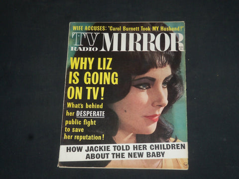 1963 AUGUST TV RADIO MIRROR MAGAZINE - ELIZABETH TAYLOR - SP 7924