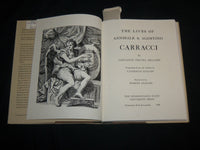 1968 THE LINES OF ANNIBALE & AGOSTINO CARRACCI HARDCOVER BOOK - KD 6771