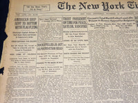 1916 NOV 29 NEW YORK TIMES - ROCKEFELLER JR. OUT AS FOUNDATION HEAD - NT 7717