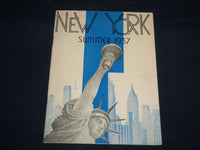 1937 NEW YORK THIRD ANNUAL SUMMER FESTIVAL PROGRAM - NICE PHOTOS - J 8620