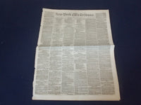 1855 MARCH 2 NEW YORK TRIBUNE NEWSPAPER - PANAMA RAILROAD OPENED - NP 5040