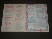 1964 SING OF THE U. S. A. WITH CHEVROLET SOFTCOVER SONG BOOK - J 2540