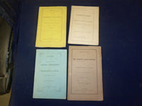 1853-1860 NW HAMPSHIRE METHODIST EPISCOPAL CHURCH MINUTES - LOT OF 4 - J 4750