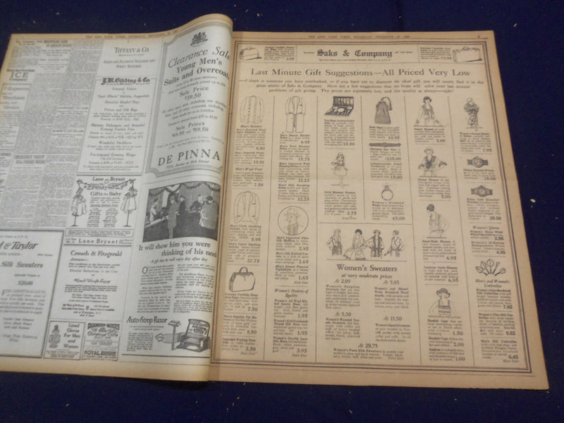 1920 DECEMBER 23 NEW YORK TIMES - HARDING WOULD HAVE FIVE CHIEF POWERS - NT 8495