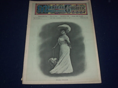 1907 OCTOBER 16 MUSICAL COURIER MAGAZINE - FRIEDA STENDER COVER - J 1255