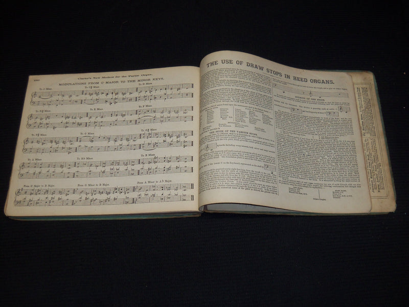 1869-1883 PARLOR & RED ORGANS BOOK LOT OF 2 - CLARKE'S REED - KD 2951O