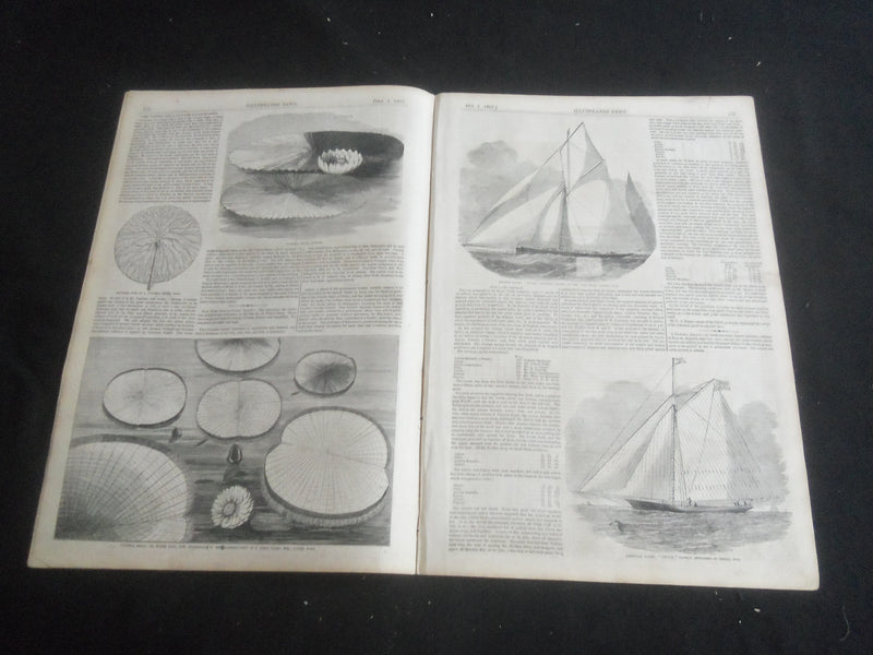 1853 OCTOBER 1 ILLUSTRATED NEWS MAGAZINE - COURT OF BISHOPS, CAMDEN, NJ -B 5531R