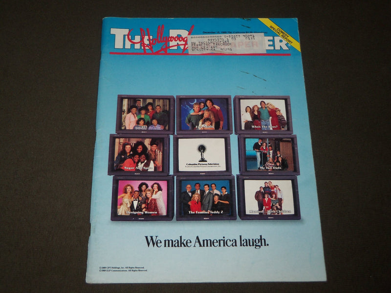 1989 DECEMBER 15 THE HOLLYWOOD REPORTER MAGAZINE - WE MAKE AMERICA LAUGH- J 3424