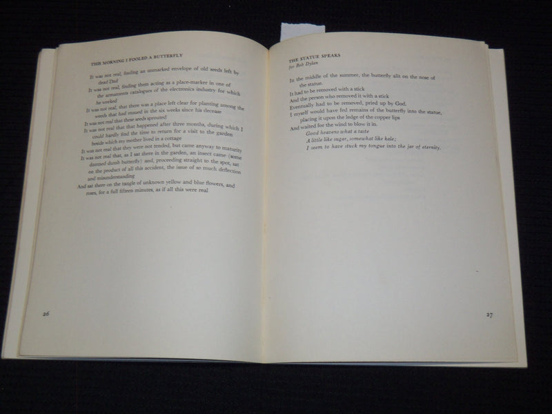 1970 SKY - POEMS SOFTCOVER BOOK BY MICHAEL BENEDIKT - J 7385
