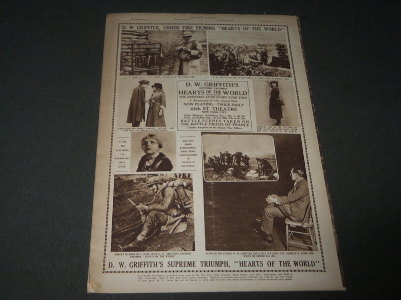 1918 JUN 27 MID-WEEK PICTORIAL MAGAZINE SECTION SCOTTISH TROOPS ACTION - NP 2858