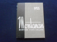 1955 MONTANAN MONTANA STATE UNIVERSITY YEARBOOK - BOZEMAN, MONTANA - YB 3097