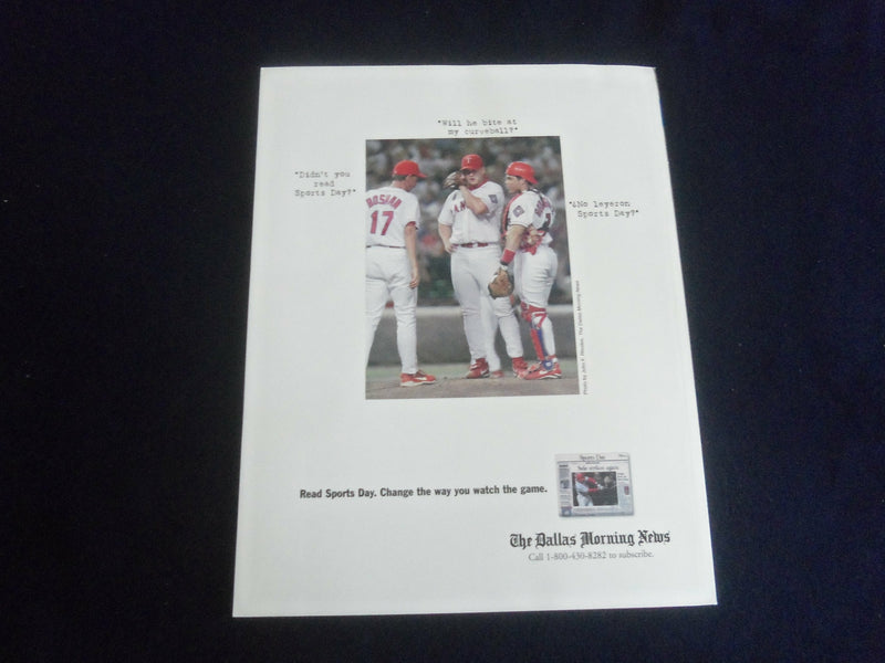 1999 TEXAS RANGERS YEARBOOK - NOLAN RYAN - ST 7111