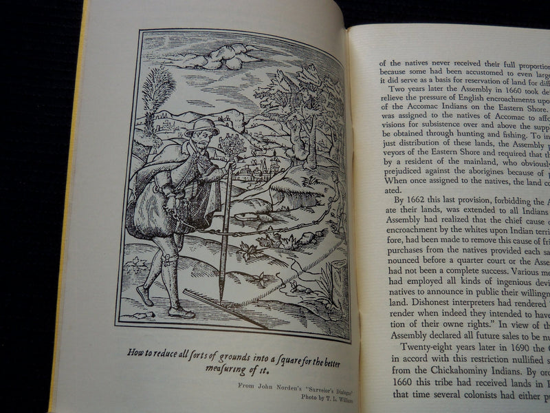 1957 MOTHER EARTH LAND GRANTS IN VIRGINIA BOOK BY W. STIT ROBINSON - J 7250