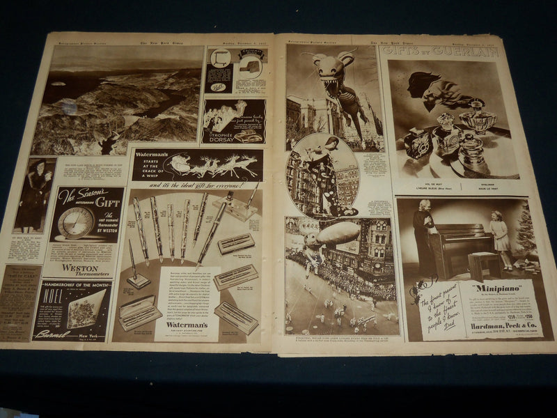 1937 DECEMBER 5 NEW YORK TIMES ROTO PICTURE SECTION - JOSEF HOFMANN - NT 9389