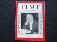 1937 JANUARY 11 TIME MAGAZINE - SENATOR GEORGE NORRIS - T 547