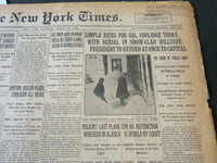 1926 MARCH 20 NEW YORK TIMES - SIMPLE RITES FOR COL. COOLIDGE TODAY - NT 5616