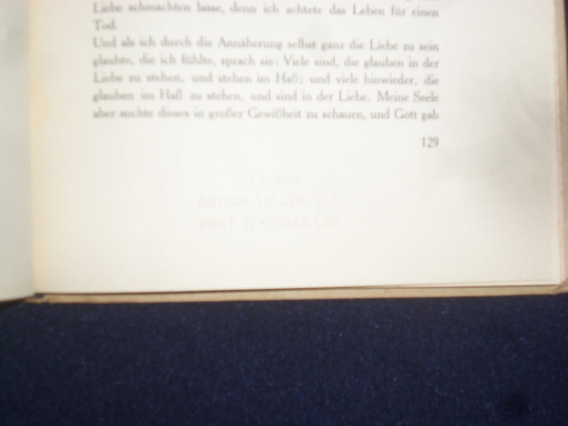 1921 EKSTATISCHE KONFESSIONEN HARDCOVER BOOK VON MARTIN BUBER - GERMAN - KD 9018