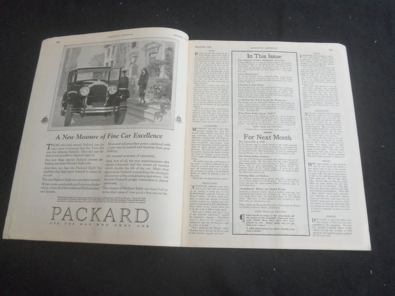 1925 DECEMBER SCIENTIFIC AMERICAN MAGAZINE - THE LAST LAP - B 5535U