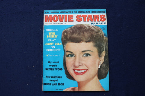1956 OCTOBER MOVIE STARS PARADE MAGAZINE - DEBBIE REYNOLDS COVER - E 18081