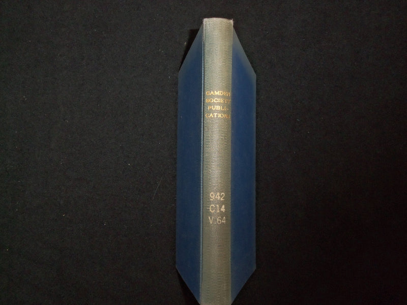 1856 AN ENGLISH CHRONICLE OF RICHARD II, HENRY IV, V, VI HARDCOVER BOOK- KD 9262