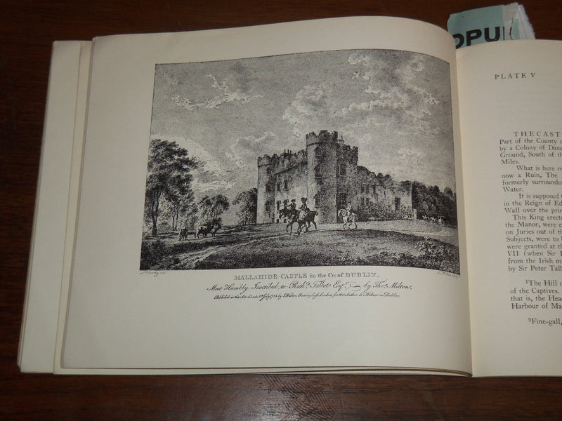 1963 MILTON'S VIEWS OF SEATS AND DEMESNES SOFTCOVER BOOK - IRELAND - K 1257