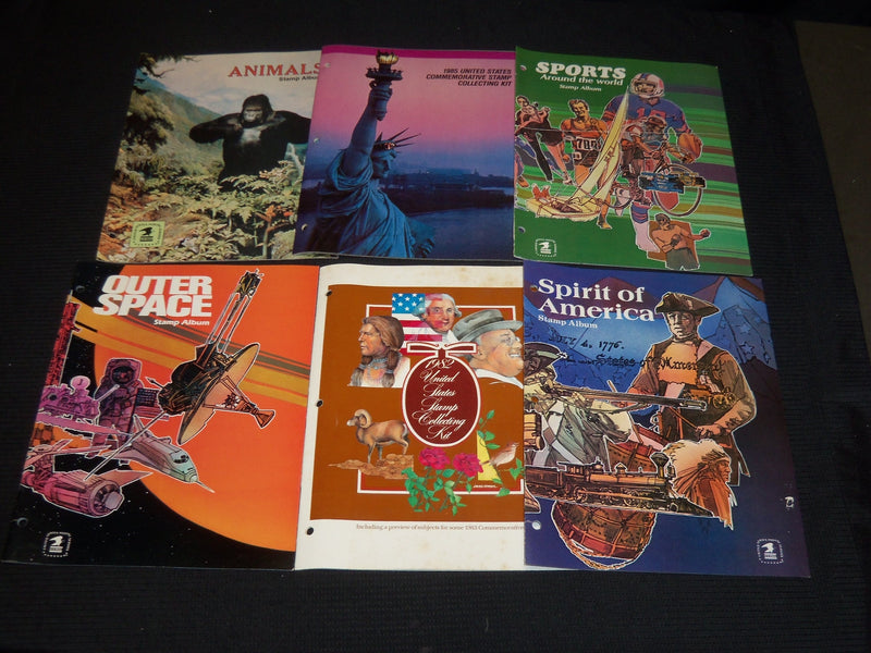 1982-1985 U. S. POSTAL SERVICE STAMP ALBUMS LOT OF 19 ISSUES - O 1798C