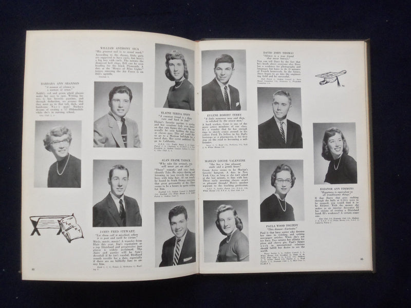 1956 SHADOWS HENRY B. WHITEHORNE HIGH SCHOOL YEARBOOK - VERONA, NJ - YB 3020