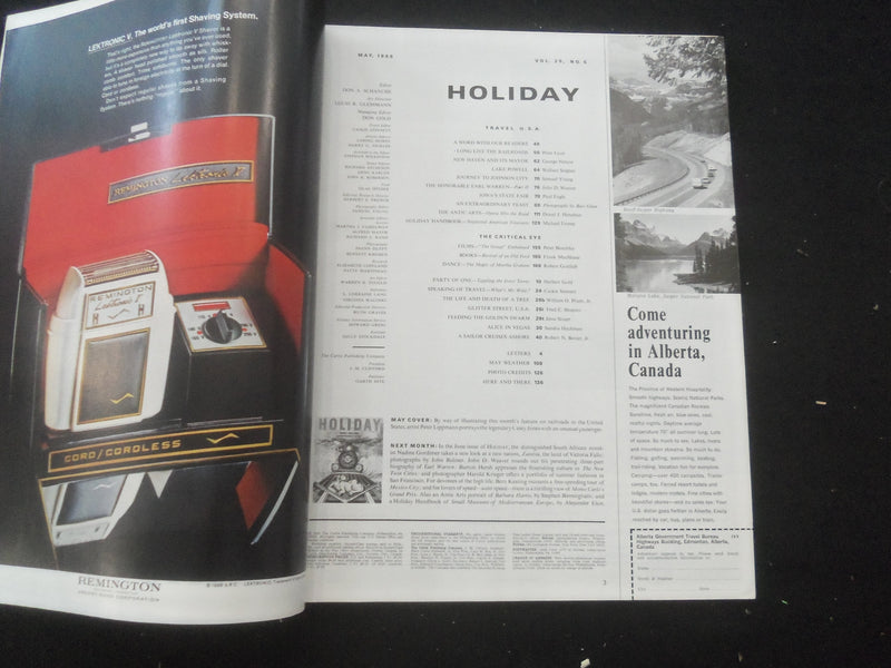 1966 MAY HOLIDAY MAGAZINE - TRAVEL USA 1966 - SP 8618N