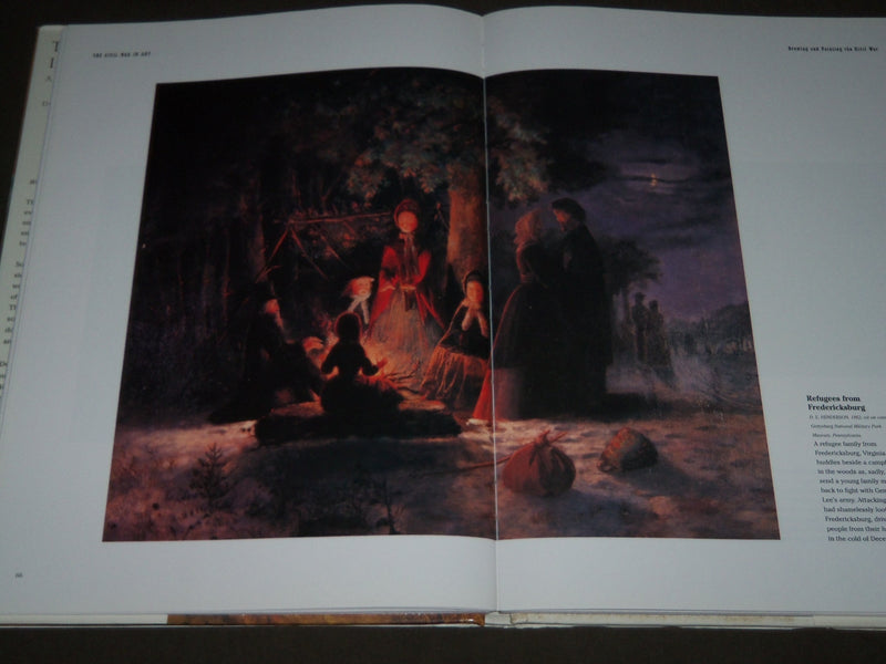 1996 THE CIVIL WAR IN ART VISUAL ODYSSEY BOOK BY DORANNE JACOBSON - I 1692
