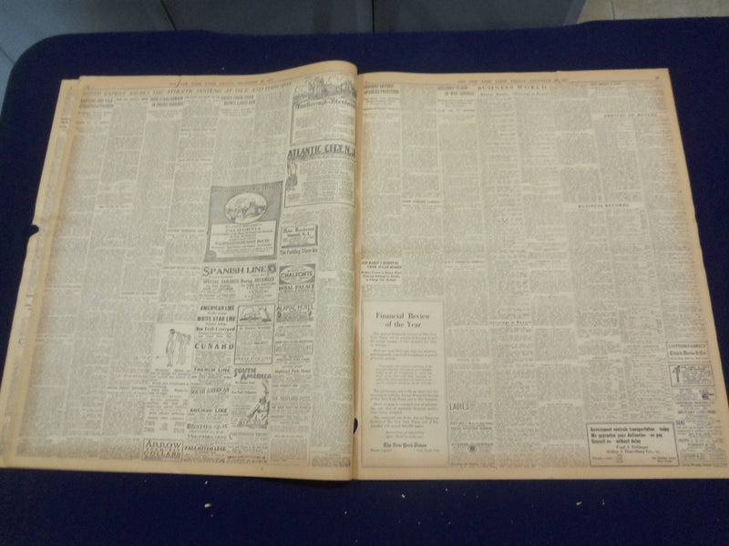 1917 DECEMBER 28 NEW YORK TIMES - TEUTON PEACE TERMS OFFERED TO ALL - NT 8264