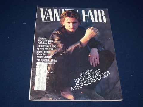1986 MARCH VANITY FAIR MAGAZINE - SEAN PENN - SP 4311