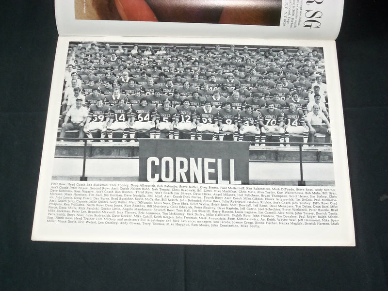 1981 SEPTEMBER 26 COLGATE VS. CORNELL FOOTBALL PROGRAM - J 3753