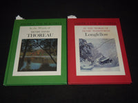 1965-1966 AMERICA THE BEAUTIFUL BOOK LOT OF 2 - THOREAU - LONGELLOW - KD 4144M