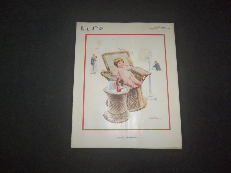 1919 AUGUST 21 LIFE MAGAZINE - NERVOUS PROSTRATION - L 769O