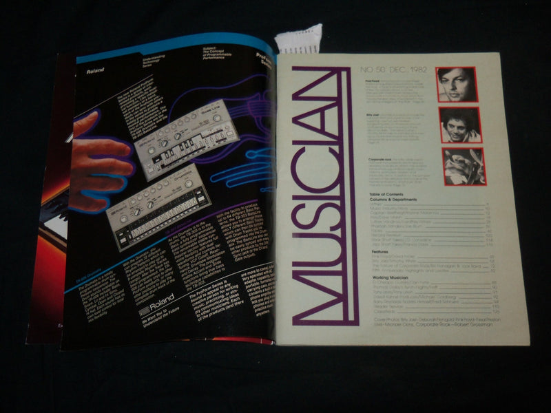1982 DECEMBER MUSICIAN MAGAZINE - BILLY JOEL COVER - 5th ANNIV ISSUE - J 6783