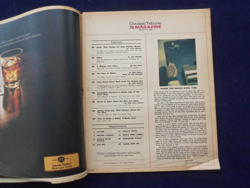 1969 MARCH 9 CHICAGO TRIBUNE MAGAZINE SECTION - THE SHAME OF BIAFRA - NP 6395